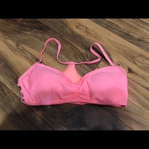 Neon orange swimsuit set